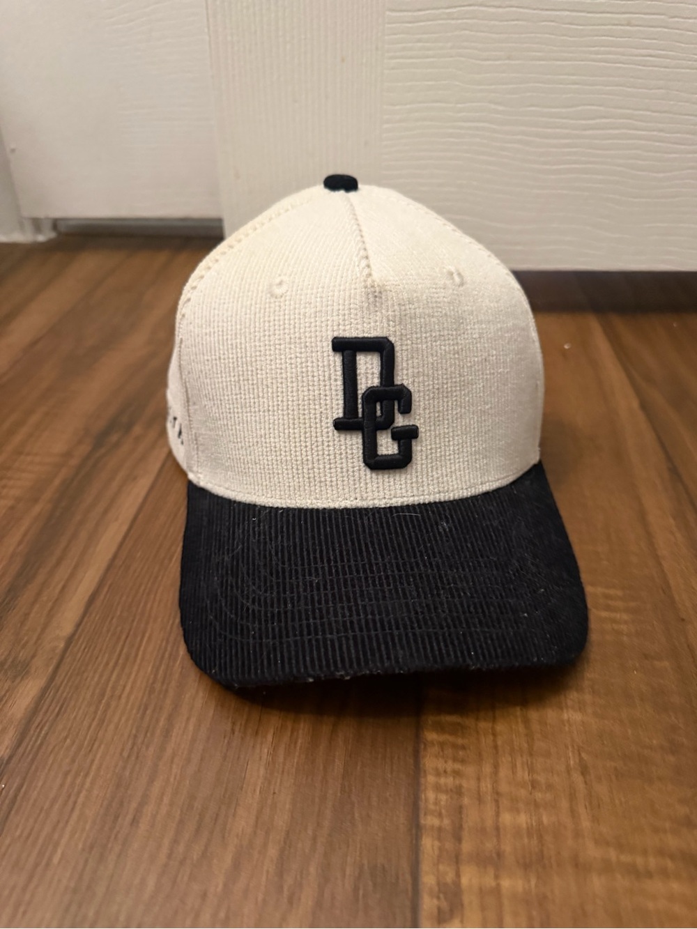 Two-Tone White and Black “Dad Gang” Hat